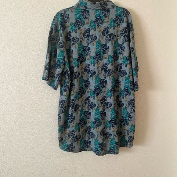 WEATHERPROOF VINTAGE Mens Blue Short Sleeve Button Down Shirt XL - Picture 4 of 7